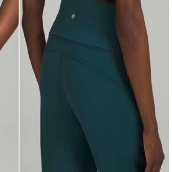 Lululemon Align Sz 12 Super-High-Rise Ribbed-Waist Jogger Green - Picture 11 of 11
